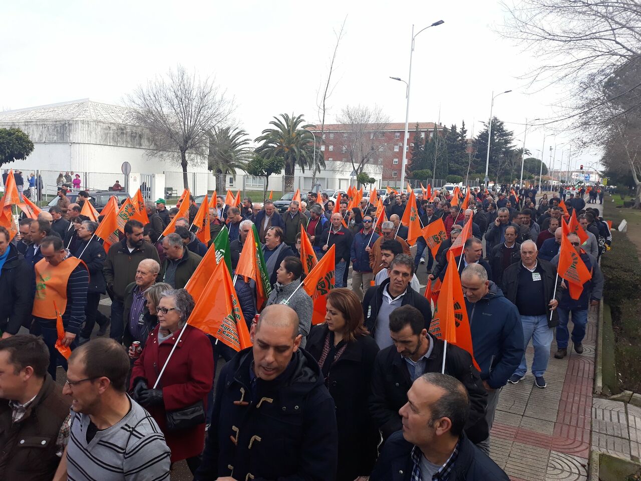 Manifestaci&oacute;n precios justos 29 enero 2020 Don Benito