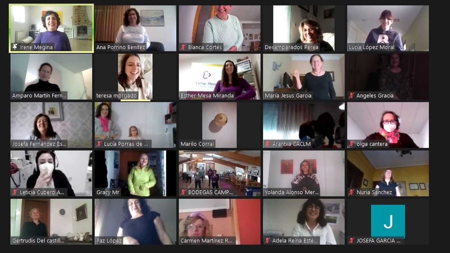 Taller Risoterapia Mujeres Cooperativistas 8M2021