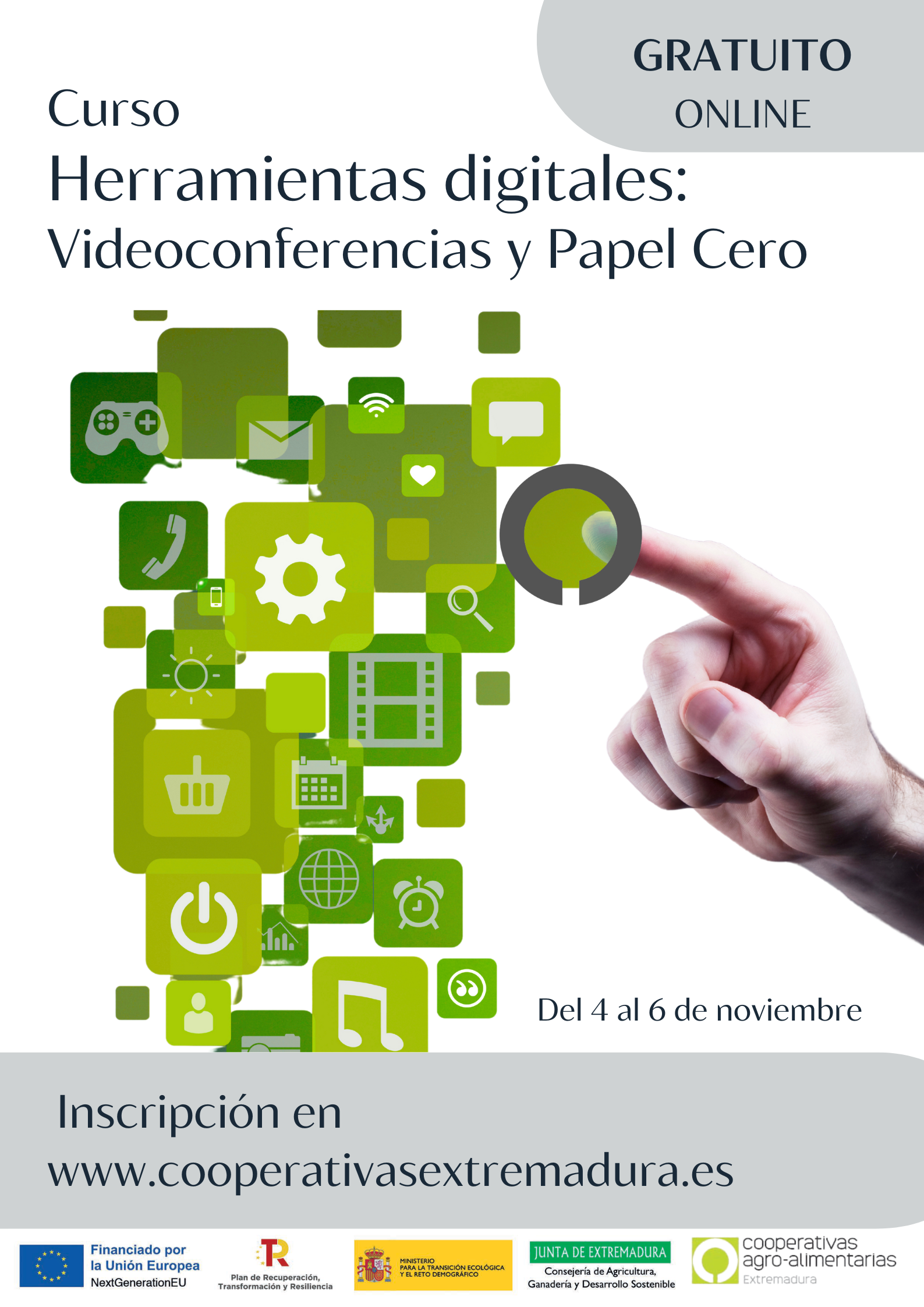 Curso online:  Herramientas digitales para cooperativas Curso online:  Herramientas digitales para cooperativas