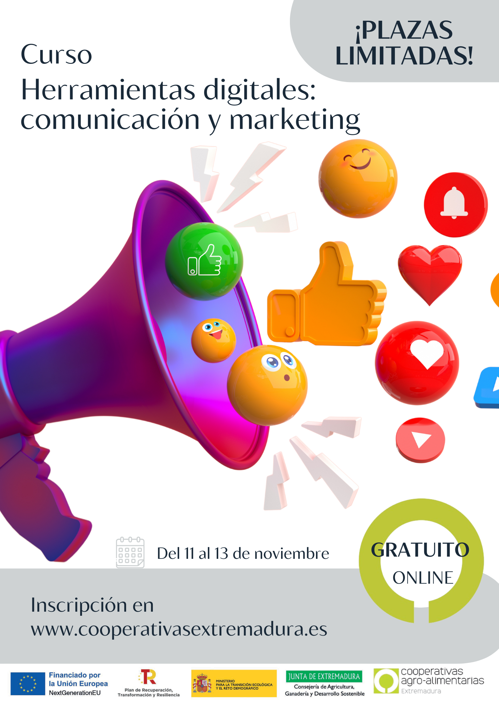 Curso online:  Herramientas digitales de diseño, comunicación y marketing Curso online:  Herramientas digitales de diseño, comunicación y marketing