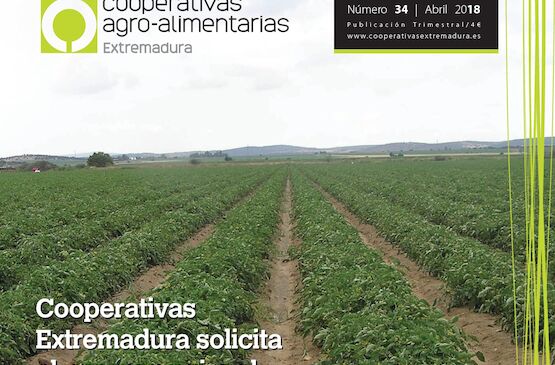 Publicado el número 34 de la revista de Cooperativas Agro-alimentarias Extremadura