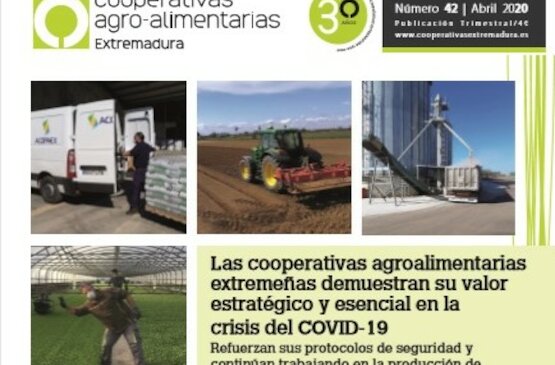 Disponible el último número de la revista Cooperativas Agro-alimentarias Extremadura