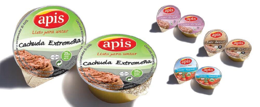 Apis diversifica negocio con la nueva línea “Listo para untar” de monodosis de paté y tomate