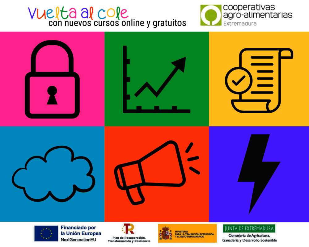Cooperativas Agro-alimentarias Extremadura lanza nuevos cursos online de capacitación digital para este otoño