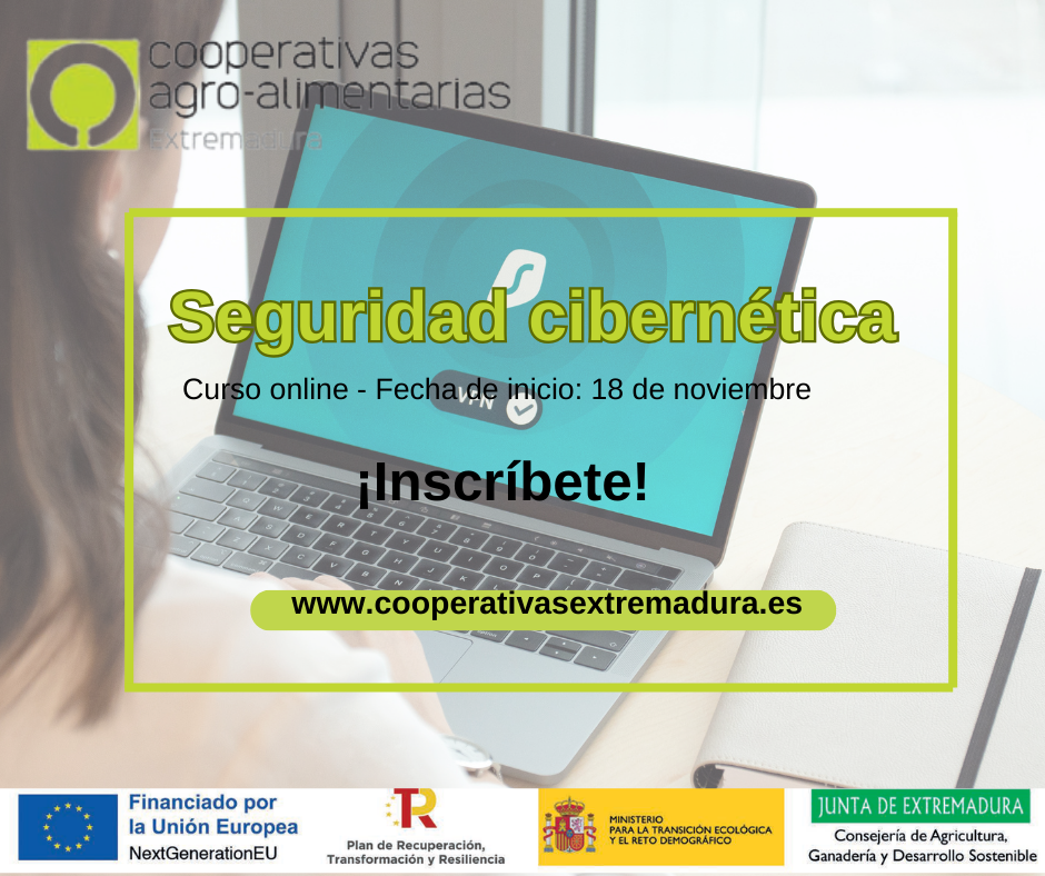 Curso online: seguridad cibernética en cooperativas agroalimentarias