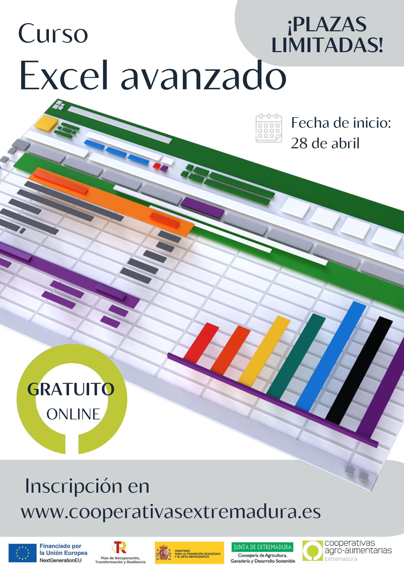 Curso online: Excel avanzado para la gestión de cooperativas agroalimentarias Curso online: Excel avanzado para la gestión de cooperativas agroalimentarias